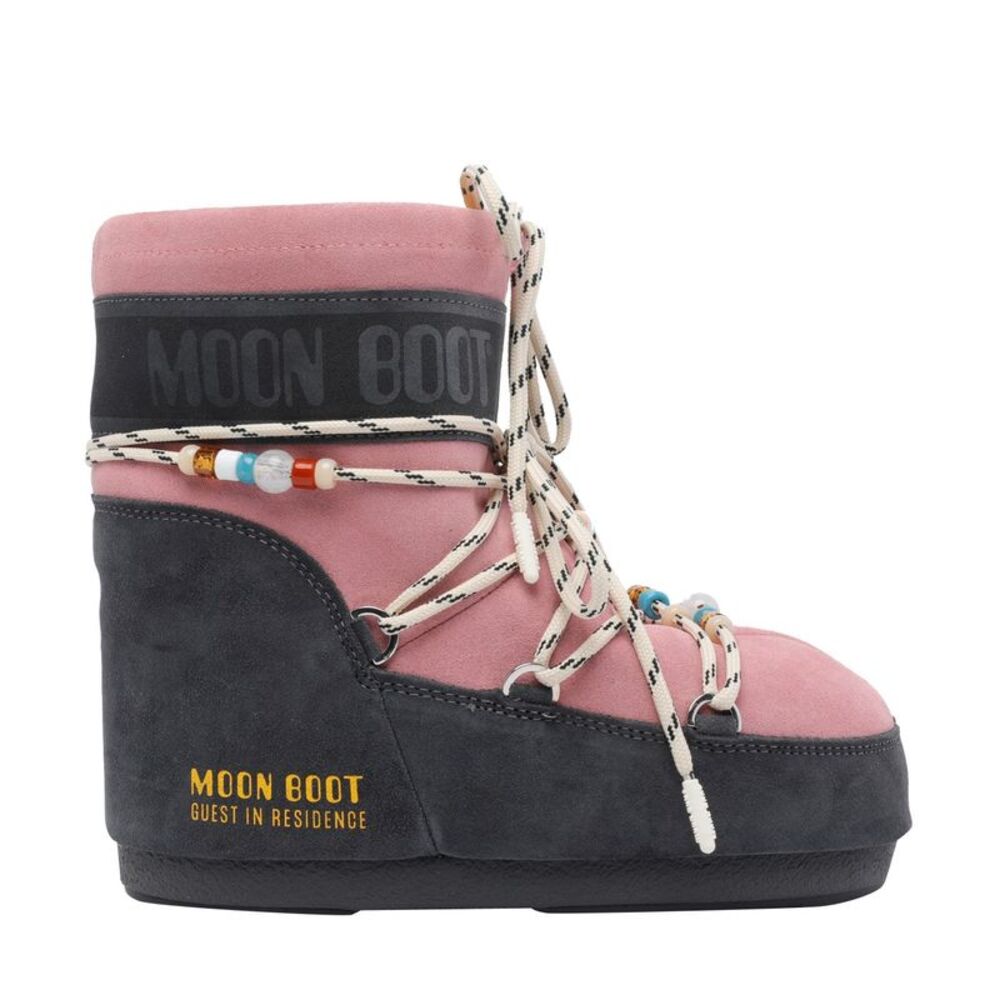 Moon Boot X Guest In Residence Women Icon Low Suede Beads Booties